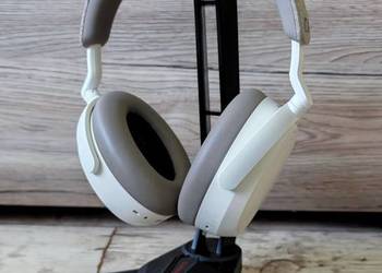 Słuchawki wokółuszne Sennheiser Momentum 4 aptx adaptive ANC stan BDB