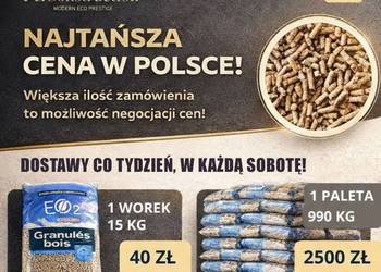 Pellet drzewny - dostawa co 3 dni!