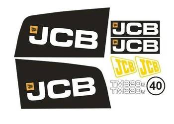 Naklejki oklejenie JCB TM320S Zamiennik