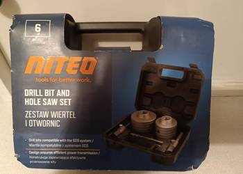 Zestaw wierteł i otwornic do betonu Niteo + walizka
