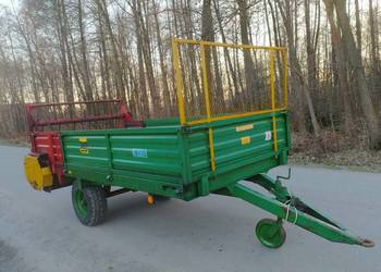 Rozrzutnik Obornika 3t jak NOWY Oryginał AGROMET nowy typ dzielone burty.