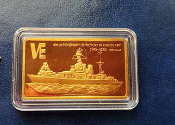 Stare monety 5 kwacha 2005 HMS Hood Malawi