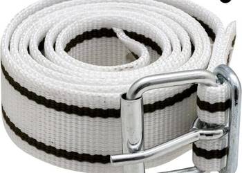 Obroża identyfikacyjna 120 cm biało/czarna 20889KER