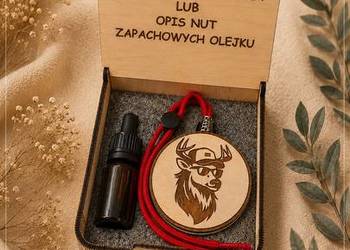 Drewniany Dyfuzor Zapachowy do Auta | Wielorazowy | Na Kratkę Nawiewu