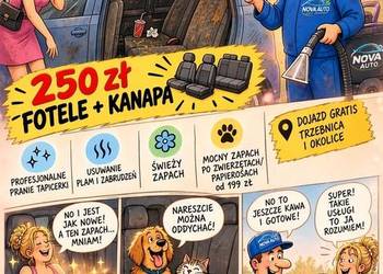MASZ PLAMY NA FOTELACH, KTÓRYCH NIE DA SIĘ DOMYĆ? Pranie tapicerki dojazd
