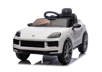 Porsche Cayenne 12V Białe • Auto Na Akumulator • LED • MP3 • Pilot 2.4GHz •