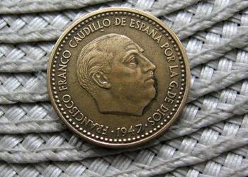 Hiszpania 1 Peseta 1947r - Gen. Franco