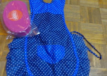 fartuszek dziecięcy nowy do 6 lat plus śniadaniówka