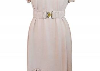 Sukienka hiszpanka ASYMETRYCZNA z falbaną biust-108cm