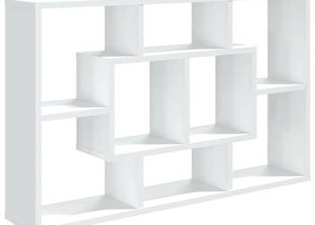 vidaXL Półka ścienna, biała, 85x16x52,5 cm(SKU:801418)