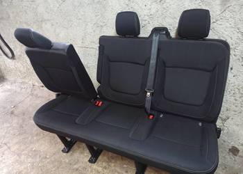 Renault Trafic III 3 Fotfle tył drugi rząd trzeci kanapa Talento Vivaro
