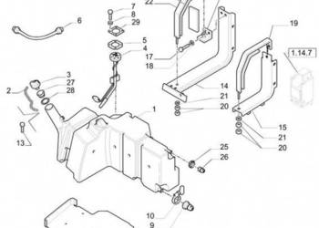 New Holland T6010 T6070 Płyta 82037151