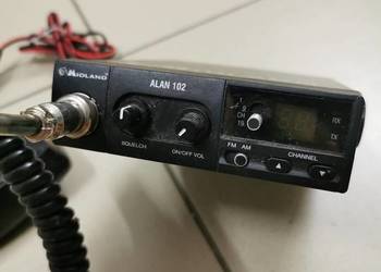 Sprzedam mało używane CB radio Midland Alan 102 + antena.
