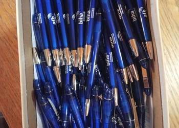 Zestaw nowych długopisów 70 sztuk plus tyskie 37 sztuk