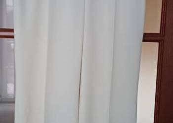 Spodnie NOWE damskie materiałowe 44 na kant kremowe