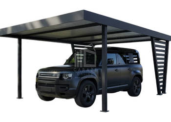 Carport V PREMIUM 4,2x5,8m Wypełnienie panelami Wiata samochodowa ID1181