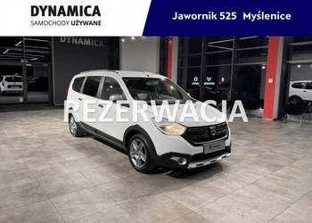 Dacia Lodgy Stepway 1.6 102KM M5 2019 r., salon PL, 7-mio osobowa, I właśc…