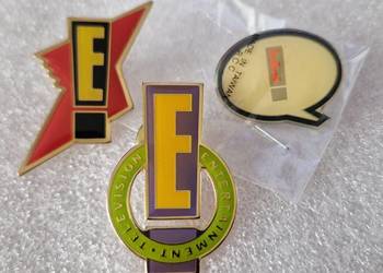 E! Entertainment Television (3 szt.) - przypinki/piny