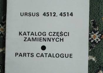 Katalog części ciągnika Ursus 4512,4514 suplement wydanie oryginalne