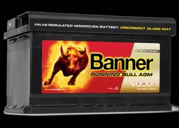 Akumulator 80Ah 800A Banner Running Bull AGM