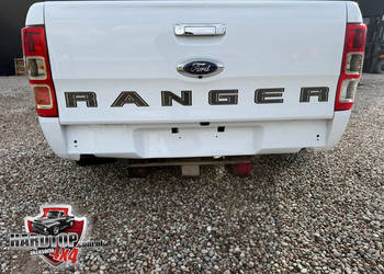 Kompletna Paka Skrzynia Ładunkowa Klapa Burta Lampy Ford Ranger 2018+ Biała
