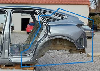 Audi Q4 E-TRON 89A 89E Sportback ĆWIARTKA BŁOTNIK LEWY TYŁ  szary LZ7F 