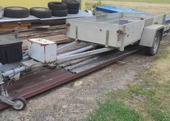 Przyczepa z hamulcem najazdowym dmc 1200 kg