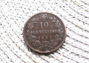 Włochy 10 Centesimi 1867r   N