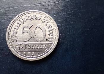 Stare monety 50 fenig 1921 Niemcy