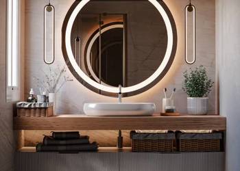 Lustro AMÉLIE LED — świetlista dekoracja w subtelnym stylu