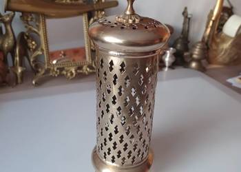 Piękny, mosiężny, orientalny lampion.