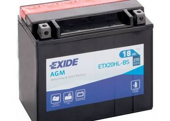 Akumulator motocyklowy EXIDE ETX20HL-BS YTX20HL-BS 12V 18Ah