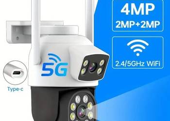 Kamera Bezprzewodowa 2.4/5G Wi-Fi z Podwójnym Obiektywem