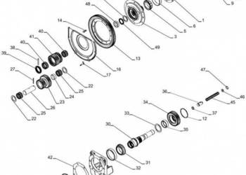 New Holland T6090 T6070 Hub assy. 277389A2