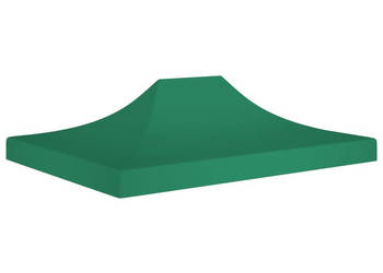 Dach do namiotu imprezowego 4 x 3 m zielony 270 g/m² WM-315354