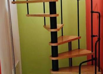 Schody modułowe spiralne kręte
