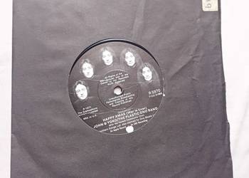 SP: John&Yoko/The Plastic Ono Band. Happy Xmas, Listen, The Snow Is Falling