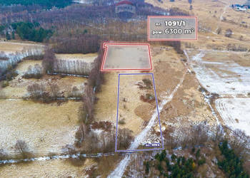 Działka rolna o pow. 6300 m²