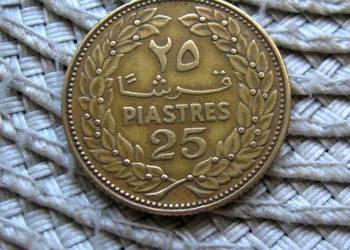 Liban 25 Piastrów 1968r