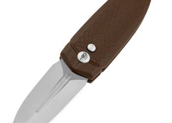 Nóż składany Bestech QUQU Brown G10, Satin 14C28N by Gogo (BG57A-3)