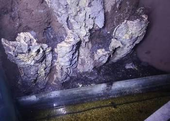 Terrarium/Paludarium  z  odgrodzoną częścią wodną