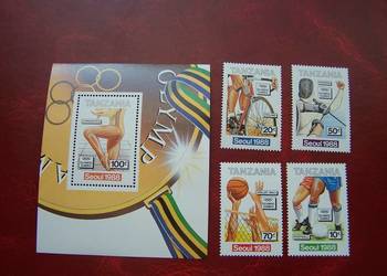 Tanzania 1988 MNH Sport Olimpiada Seul 88