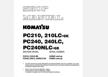 Komatsu PC240NLC-6k instrukcja napraw PL