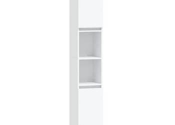 Szafka łazienkowa biała 30x30x190 cm materiał drewnopochodny WM-831532