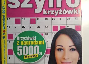 MOJE SZYFRO KRZYŻÓWKI - Nr 9/2017