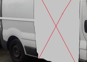 Błotnik prawy trafic vivaro primastar prawy tylny nadkole ściana prawa
