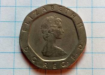 20 PENSÓW ( TWENTY PENCE ) 1982 ROK - WIELKA BRYTANIA