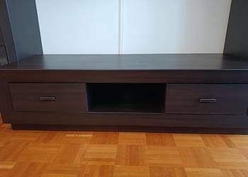 Szafka rtv BRW ciemny brąz