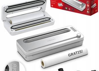 Zgrzewarka próżniowa do pakowania żywności 120W akcesoria biała