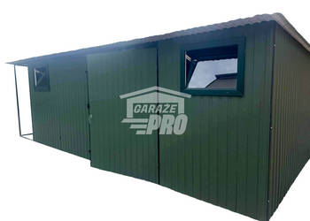 Domek ogrodowy - schowek 5,5x4 rynny Dach spad w tył GP244